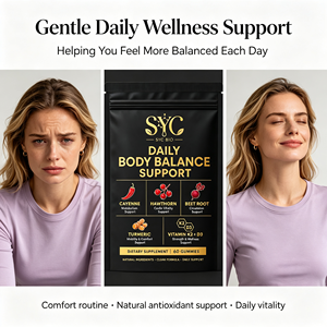 Gomitas Antioxidantes <span class=keywords><strong>de</strong></span> Pimienta <span class=keywords><strong>de</strong></span> Cayena SYC BIO Pro, Apoyo Diario para la Vitalidad <span class=keywords><strong>de</strong></span> Adultos, 60 Unidades - Product Image 3