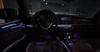 Éclairage d'ambiance intérieur pour voiture Symphony pour BMW X6 E71 2008-2014, décoration style galaxie, garniture de porte, éclairage d'ambiance LED, accessoires
