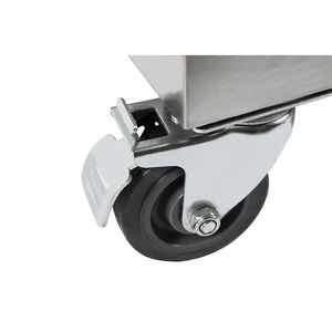 SYSJT-4 मोर्चरी मृत शरीर को उठाने वाले व्हील हाइड्रोलिक लाश के लिए ट्राली 304 एस ट्रांसफर लाश - Product Image 2