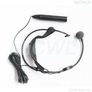 专业原装MiCWL XLR ME3头饰耳机耳机麦克风3针幻影电源48V，用于混频器放大器前置放大器5m电缆 - Product Image 3