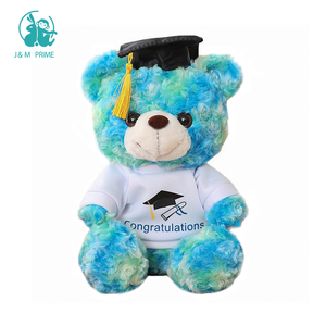 Oso de peluche barato al por mayor con sombrero y <span class=keywords><strong>diploma</strong></span> PP algodón relleno graduación recuerdo para estudiantes - Product Image 4