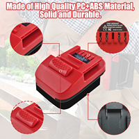 Adaptateur de batterie DM18SANP pour Dewalt pour batterie au lithium Milwauke 18V 20V converti en adaptateur pour outil électrique sans fil 18V Snap-on
