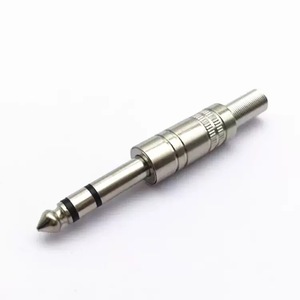 ปลั๊กไมโครโฟนโมโน 6.5 มม. ขั้วต่อเสียงสเตอริโอโลหะ 6.35 มม. ขั้วต่อโทรศัพท์ 2 พิน สำหรับใช้กับเสียงและวิดีโอ - Product Image 3