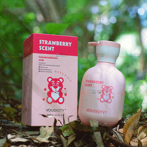 Sifuli Huati Voudioty KIDS OEM Champú Extracto de cuerda de manzanilla Fórmula sin lágrimas Hidratante Cabello de bebé Delicado para <span class=keywords><strong>niños</strong></span> - Product Image 2