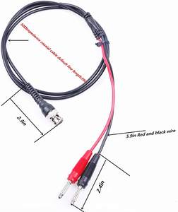 Cabo coaxial <span class=keywords><strong>BNC</strong></span> macho para Dual Banana Plug <span class=keywords><strong>Test</strong></span> <span class=keywords><strong>Lead</strong></span> para osciloscópio - Product Image 3