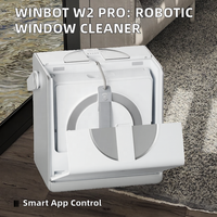 ECOVACS WINBOT W2 PRO Экологичный всенаправленный робот-мойщик окон с портативной станцией для домашнего использования