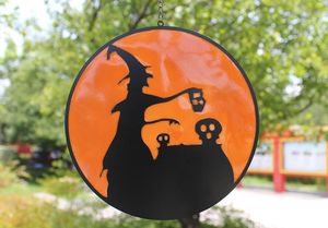 Superventas Halloween al aire libre bruja noche luz cristal colgante fiesta decoración vacaciones espeluznante atmósfera suministros Props - Product Image 2