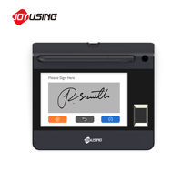 Tablette d'écriture Bloc de signature électronique avec stylet de scanner d'empreintes digitales pour signer des documents numériques