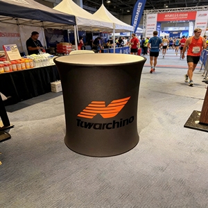 <span class=keywords><strong>Mesa</strong></span> Portátil de Promoción de Marketing, <span class=keywords><strong>Mostrador</strong></span> Plegable Multiforma, Tela con Impresión sin Arrugas para Uso en Interiores/Exteriores - Product Image 2