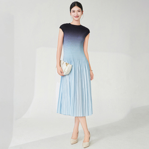 <span class=keywords><strong>Abbigliamento</strong></span> all'Ingrosso, Abiti Femminili alla Moda, Vestiti Estivi Casual di Alta Qualità con Effetto Sfumato Elasticizzato - Product Image 3