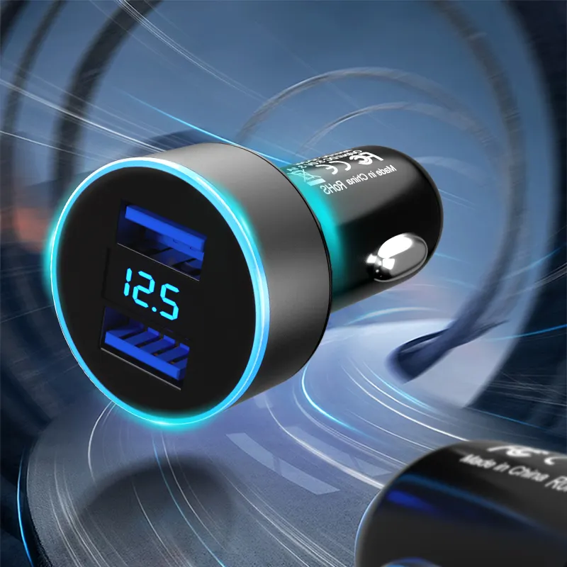 Factory Dual Usb Car Charger Universal Quick Charge QC3.0 Car Chargers In Stock
