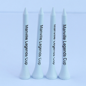 2025 personnalisable 70mm blanc <span class=keywords><strong>bois</strong></span>/bambou <span class=keywords><strong>Golf</strong></span> Tees Logo professionnel personnalisation vente chaude approvisionnement en vrac - Product Image 1