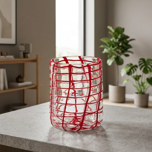 Porte-bougie en rotin résistant à la chaleur fait à la main avec couvercle en verre, pot portable, décoration de table, décoration intérieure, Noël - Product Image 2