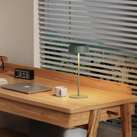Lampe de table LED solaire moderne rechargeable sans fil pour patio, jardin, balcon, camping