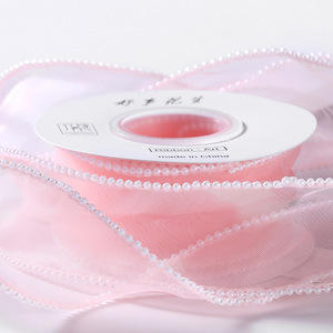 Fil de queue de poisson perlé princesse rose (4 cm x 5 mètres); R