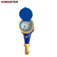 Compteur d'eau personnalisé DN20 multi-jets à cadran sec R100 en fonte, réglage externe, construction durable, IP68, certifié CE, fourni par l'usine
