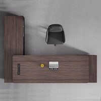 Ensemble de chaise de bureau Boss, style simple et moderne, luxe léger, haut de gamme, personnalisable, usage commercial, bureau de direction, bureau simple