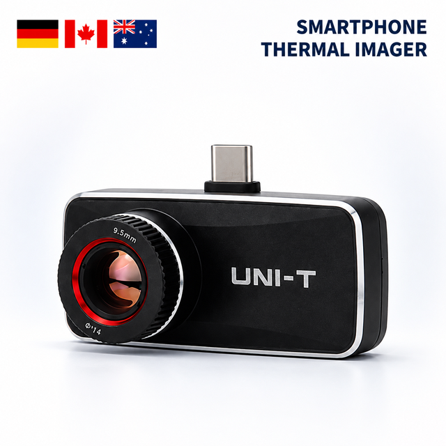 High Resolution UTi380MS USB-C Smartphone Thermal Camera 400x300 25Hz for Electrical HVAC Inspection