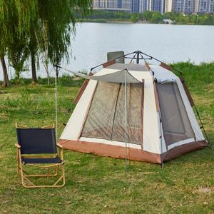Extérieur Portable Camping Étanche Parasol Pluie Mouche Tente Abri Une Chambre Oxford Tissu <span class=keywords><strong>Hamac</strong></span> <span class=keywords><strong>avec</strong></span> Bâche en Fibre de Verre - Product Image 1