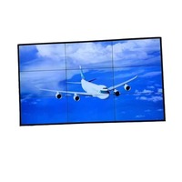 BOE LCD Ekran Birleştirme Sistemi 55 inç Video Duvar Monitörü Animasyon Desteği Ultra Dar Tasarım Parlama Önleyici Kaplama İç Mekan Kullanımı İçin