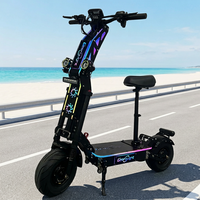 Trottinette électrique tout-terrain pliable de 14 pouces, deux roues, G14 Swift Escooter, 72V 10000W 15000W, double moteur, trottinette électronique pour adultes
