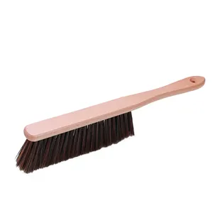 Long Handle Cleaning Dust Brush Wooden Handle Dust Brush Multifunctional Bed Broom With Solid Wood Handle Encryption Bristles