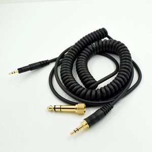 Cable adaptador de resorte para auriculares Sennheiser, piezas de reparación de Audio de repuesto, HD518, 598, 595, ATH-M50X, <span class=keywords><strong>M40X</strong></span>, 3,5 - Product Image 3