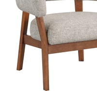 Fauteuil luxe en bois massif blanc, mobilier de maison, loisirs, de salon, Style européen, Design Simple et moderne, Kd solide