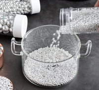 Fancy Metal Silver 1000g Zucker Streu sel Patis serie Geburtstags torte Dekoration Bäckerei Dekoration Zutaten Kuchen Zubehör