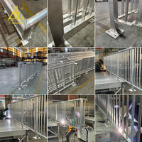 Panneaux de clôture de sécurité en aluminium soudé pour station d'épuration des eaux usées, extrudés sur mesure, thermolaqués, antirouille, fabriqués en usine