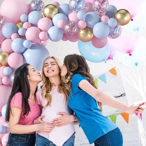 Nouvelle Tendance 2022 : <span class=keywords><strong>Kit</strong></span> de Décoration <span class=keywords><strong>Arche</strong></span> de Ballons en Latex Blanc et Bleu (129 pièces) - Product Image 4
