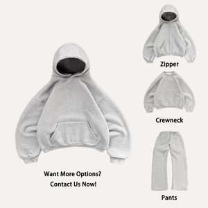 Fabricantes de Conjuntos de <span class=keywords><strong>Sudadera</strong></span> <span class=keywords><strong>con</strong></span> <span class=keywords><strong>Capucha</strong></span> y Pantalones Deportivos Personalizados OEM para Marcas de Ropa, <span class=keywords><strong>Sudadera</strong></span> <span class=keywords><strong>con</strong></span> <span class=keywords><strong>Capucha</strong></span> para Hombre de Algodón Grueso de 400-500 Gsm - Product Image 2