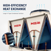 Refroidisseur industriel à vis refroidi par air 215 kW-640 kW avec compresseur semi-hermétique et réfrigérant R134a simple