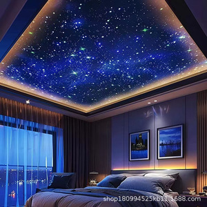 LED Fiber Optic Lights 1.0mm Diameter Starry Sky Ceiling For Bedroom Living Room Home Theater Water Resistant - Product Image 1