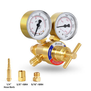 Equipo de Soldadura, Conector de 1/4 de Pulgada, Salida de 5/8 9/16, Regulador de Presión de Gas <span class=keywords><strong>CO2</strong></span> Argón CGA580 para Soldador TIG MIG - Product Image 1