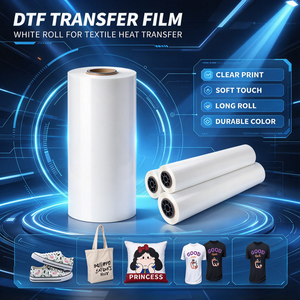 ฟิล์ม PET สำหรับการพิมพ์ DTF ฟิล์มร้อนพิมพ์ลาย30ซม. 33ซม. 60ซม. 13นิ้ว12นิ้วฟิล์ม DTF - Product Image 1