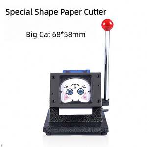 Máquina para hacer insignias con forma de gato para refrigerador, consumibles para insignias de hojalata con formas especiales, cortador de papel, set de máquina para hacer insignias - Product Image 4