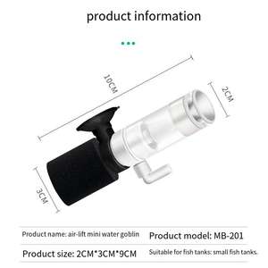 <span class=keywords><strong>Mini</strong></span> Stille Plastic Filter Zuurstofpomp Voor Kleine <span class=keywords><strong>Aquarium</strong></span> Ingebouwde Stille Filter Voor <span class=keywords><strong>Mini</strong></span>-Wateraquaria - Product Image 4