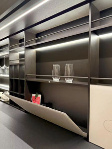 Gabinetes de Cocina de Madera Sólida Minimalistas de Lujo de Alta Gama, Estilo Moderno Personalizado, con Isla para Salas de Estar - Product Image 5