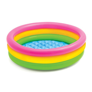 <span class=keywords><strong>Piscina</strong></span> Inflable <span class=keywords><strong>Redonda</strong></span> con Fondo de Burbujas y Pelotas Rebotantes, Material de PVC para Nadar y Pescar - Product Image 1