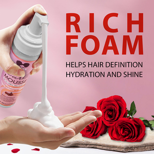 Private Label estratto di rosa arricciatura definizione <span class=keywords><strong>Mousse</strong></span> morbido volumizzante Anti-crespo migliora capelli naturali arricciatura schiuma per lo Styling <span class=keywords><strong>Mousse</strong></span> - Product Image 2