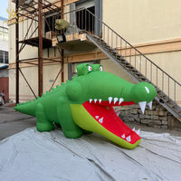Nouveau costume de mascotte de dinosaure crocodile gonflable pour spectacle de zoo