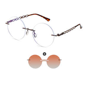 2024 nuevo estilo imán sin montura polarizado Clip gafas <span class=keywords><strong>de</strong></span> <span class=keywords><strong>sol</strong></span> <span class=keywords><strong>para</strong></span> mujeres UV400 gafas <span class=keywords><strong>de</strong></span> <span class=keywords><strong>sol</strong></span> <span class=keywords><strong>con</strong></span> <span class=keywords><strong>lentes</strong></span> ópticas Tac MARCO <span class=keywords><strong>DE</strong></span> Metal <span class=keywords><strong>de</strong></span> moda - Product Image 3