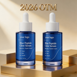 เซรั่มบำรุงผิวหน้า OEM ไฮยาลูรอนิก แอซิด บลู เปปไทด์ GHK Cu ซึมซาบล้ำลึก ฟื้นฟูผิวอย่างอ่อนโยน ช่วยขัดผิวอย่างเป็นธรรมชาติ ซ่อมแซมผิวแห้งเสีย ลดเลือนริ้วรอย - Product Image 4