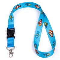 CH Wholesale Sublimation Printing Polyester Lanyards With Logo Custom Certification Keychain OEM ODM ECO Promotion Event Gifts