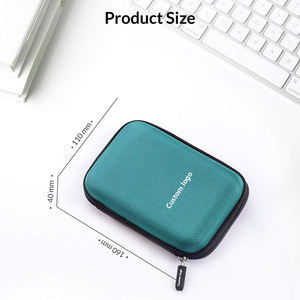 Estuche para disco duro de 2,5 pulgadas, bolsa de transporte para almacenamiento de unidades externas, resistente al agua y a prueba de golpes para organizar accesorios electrónicos - Product Image 1