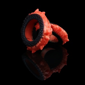 Silicone Cock <b>Ring</b> for Men and <b>Couples</b> Fantasy Cock <b>Ring</b> with Unique Texture and Bright Color Enhanced Performance - Product Image 3