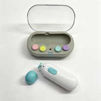 Polisseur à ongles électrique pour nouveau-nés, certifié sécurité, qualité supérieure, matériau TPU souple, fonctionne sur piles
