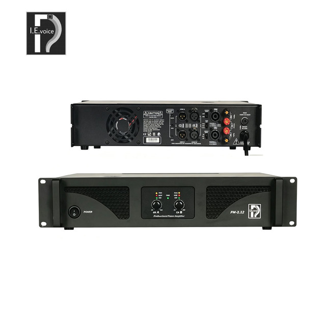 I.E.voice OEM ODM 2x1200W Studio-Grade Linear Integrity Reliable Performance Class-H Power Amplifier