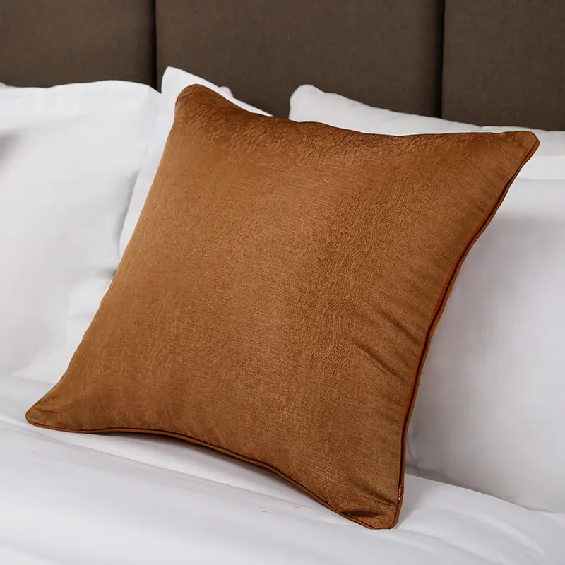 Olyester-funda de cojín de color sólido para decoración del hogar, funda de almohada para sofá, dormitorio y sala de estar